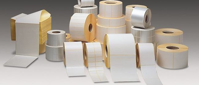 White label sticker rolls collection